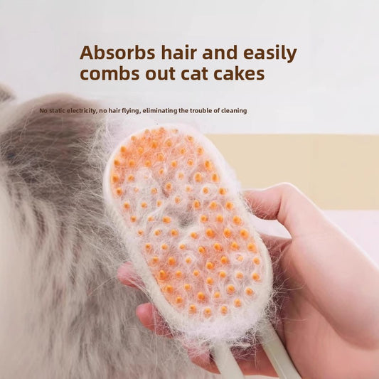 Electric Pet Steam Spray Massage Comb for Cats & Dogs No Bath Grooming Tool